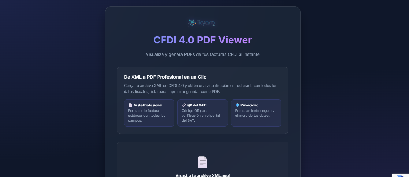 CFDI PDF Creator - Genera la representación impresa de tus facturas electrónicas en PDF profesional